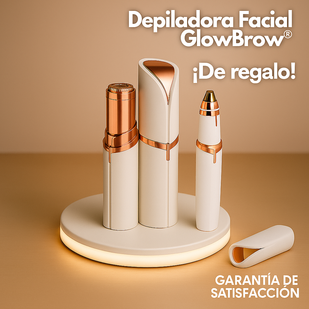 Depiladora Facial GlowBrow® (sin dolor) Recargable