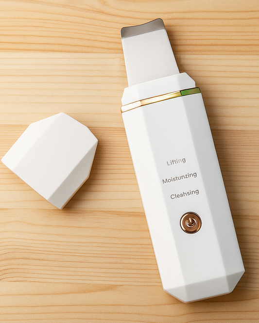 Limpiador Facial Ultrasónico | Espátula Exfoliante