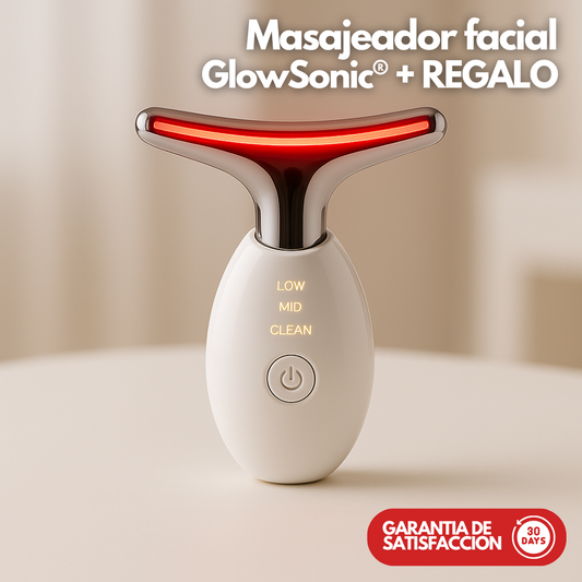 Masajeador Facial GlowSonic®